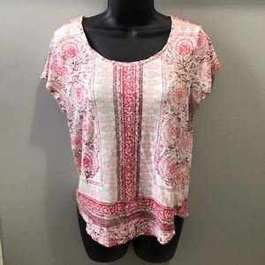 Lucky Pink Floral Top